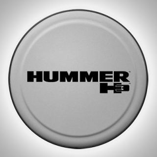 New GM Hummer H3 H3T Spare Tire Cover Silver Silverstone Metallic GM License