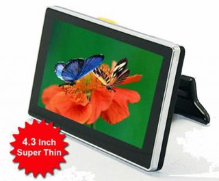 Brand New 4 3" LCD Dashboard Video Monitor with Waterproof Parking Camera Set
