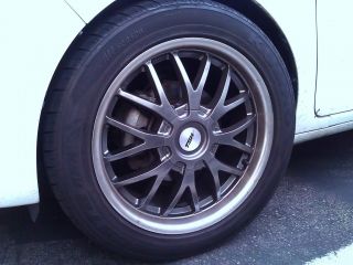 18x8 18x9 TSW Kyalami Gunmetal Staggered Wheels w Kumho Tires Center Caps