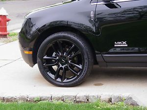 22' Ford Edge Lincoln MKX Wheels Pirelli Tires Powder Coated Black