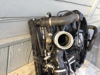 BMW E90 E92 E60 Front End Clip Engine Fan AC Condenser Radiator Oil Cooler