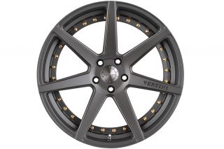 20" Vertini Dynasty Gunmetal Concave Wheels Rims Fits 2013 Lexus gs350 GS450 GS