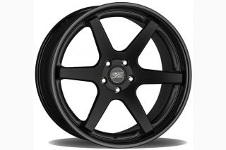 20" Honda Accord Coupe Concept One CS6 6 0 Concave Black Staggered Wheels Rims