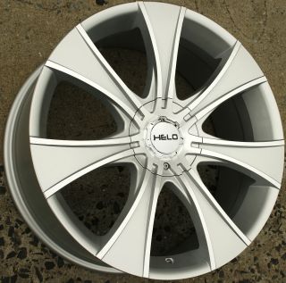 Helo 874 20 x 8 5 Silver Rims Wheels Chevrolet Trailblazer 02 09 6H 42