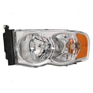 New Driver Headlight Headlamp Lens Housing Assembly Dot 02 05 Dodge Pickup Truck