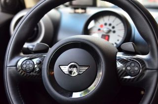 2X Mini Cooper s Carbon Fiber JCW Steering Wheel Cover for R55 R56 Countryman 58