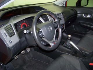 2012 SI Civic Sedan Sunroof Custom Axis Black Wheels Spoiler Bluetooth Honda 17K