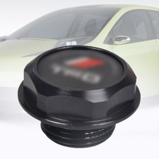 Black TRD Style Engine Oil Filter Cap Fuel Tank Cover Plug for Toyota Auto