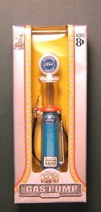 1 18 Authentic "Ford Service" Vintage Logo Diecast Gas Pump for Car Diorama