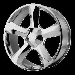 20" Wheels Rims KMC Clone Chrome Impala Yukon Suburban Raider Sorento Wrangler