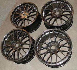 4 Enkei RPM 2 Hyper Black Aluminum Wheel 17 x 8 17 x 9 Nissan 350Z Mustang New