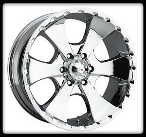 20" MKW M19 Chrome Rims Mickey Thompson Baja LT305 55 20 MTZ Tires Wheels
