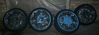20 inch Chrome Rims and Tires