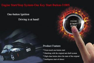 Engine Start Stop System One Key Start Button Ignition Button Car Starter 3100s