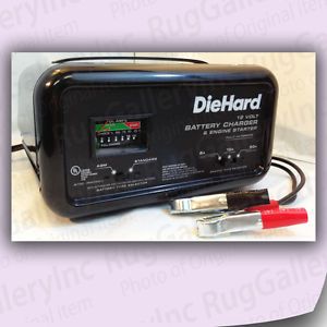 Diehard 71222 Car Battery Charger 50 10 2 Amp Automatic Engine Starter 12 Volt