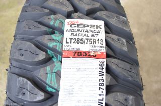 1 New Lt 285 75 16 Dick Cepek Mountaincat 8 Ply Mud Tire