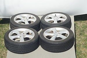 4X Set 17" 02 08 Mazda 6 I s Wheels Rims Tires Center Caps 215 50 17 Fuzion