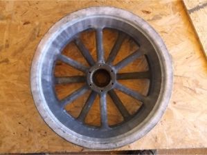 Vintage American Racing Magnesium Spindle Mount Wheel Rat Gasser 12 Spoke Wheels