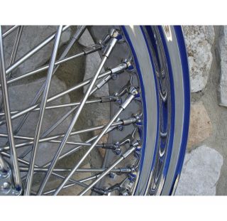 18x4 25" 60 Spoke Rear Wheel for Harley Softail Heritage Fat Boy Deluxe 2000 05