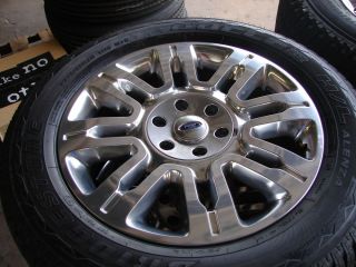 4 20" Ford F 150 Expedition Platinum Edition Wheels Rims Bridgestone Tires