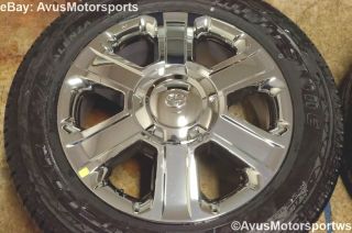 2014 Toyota Tundra 1794 20" Chrome Wheels Tires Sequoia Land Cruiser LX 470