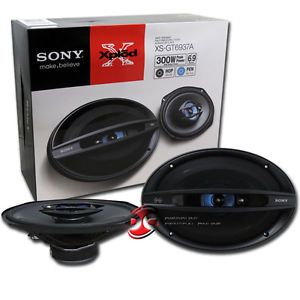 Sony XS GT6937A 6 x 9" 3 Way Car Audio Coaxial Speakers Pair 027242795129