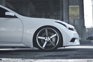 20" HYUNDAI GENESIS COUPE STANCE SC 5IVE MACHINED CONCAVE STAGGERED WHEELS RIMS