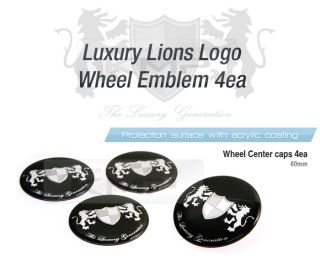 Luxury Lions Logo Wheel Emblem Badge Fit Hyundai 2010 2013 Sonata YF