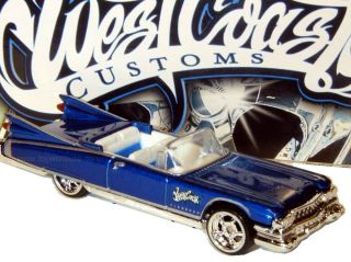Hot Wheels West Coast Customs Series '59 Cadillac Blue