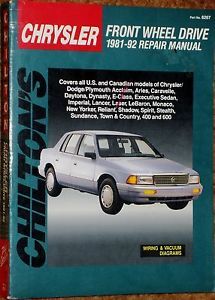 Chilton Repair Manual Dodge