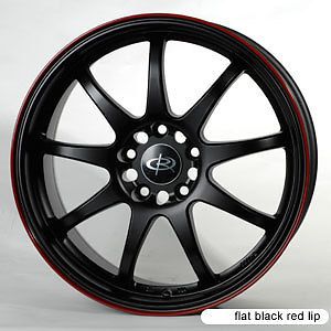 18 Rota P1 Black Wheels Rims Mazda RX7 SPEED6 Protege 5
