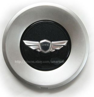 Hyundai 2009 2012 Genesis Sedan 3 8 V6 KDM Wing Emblem 18" Wheel Cap Set