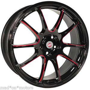 19" Black Friction Alloy Wheels Fits Hyundai IX20