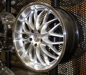 19" RPM 505 Wheels Nissan 350Z 370Z G35 G37 94 04 Mustang Staggered Rims
