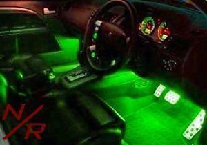 Green LED Neon Interior Lights Scion XA XB BB TC