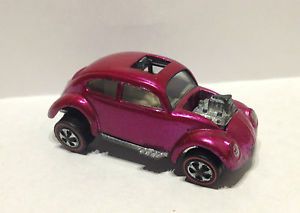 1968 Vintage Hot Wheels Redline Custom Volkswagen Creamy Pink RARE Color