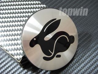 4 x Rabbit 65mm Wheel Center Caps for VW GTI Golf Jetta Polo Bora Bettle Etc