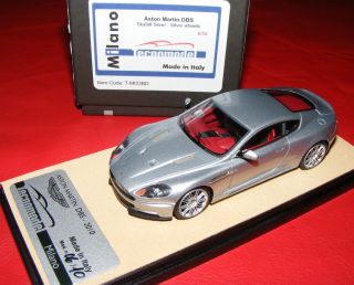 1 43 Tecnomodel Aston Martin DBS Coupe in Skyfall Silver Silver Wheels