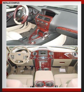 Fiat 500 11 Interior Dashboard Dash Wood Trim Kit Parts 