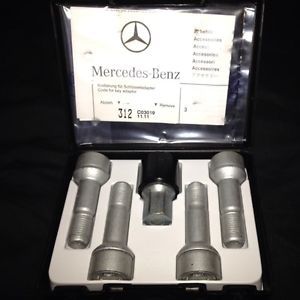 Mercedes Benz Wheel Lock Lug Bolt Set B 6 6 47 0156 s Class ml GL GLK CL