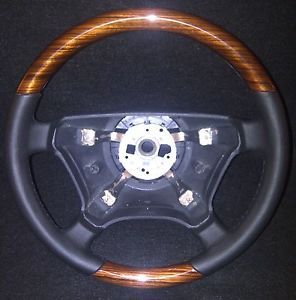 Mercedes Benz W140 W124 Zebrano Wood Steering Wheel Brand New