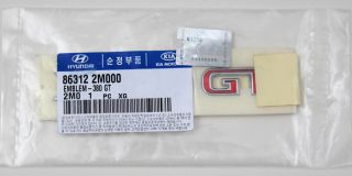 Hyundai Genesis Coupe 380 GT Genuine Emblem LOGE Trunk Korea Parts Chrome