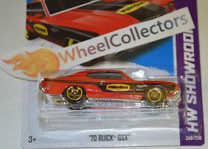 '70 Buick GSX Red 249 2013 Hot Wheels Case F