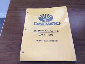 Daewoo Doosan DSL Skid Steer Loader Parts Manual Book Part Number PB501000