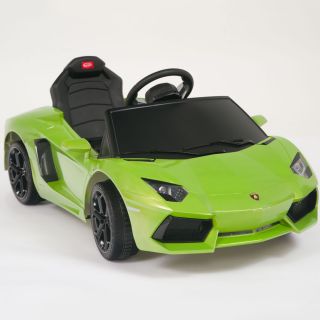 Lamborghini Green Aventador LP700 4 Ride on Kids Battery Powered Wheels Car RC