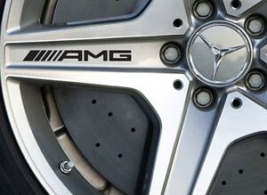 Details about 4 x AMG Mercedes Benz Wheels Rims sticker emblem logo