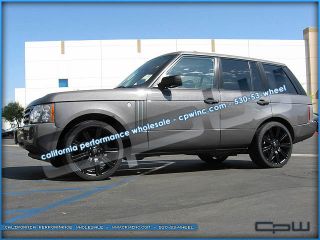 22" inch Matte Black Land Rover Range Sport LR3 Stormer II Wheels Rims Tires New