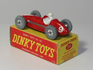 Dinky Toys 231 Maserati Racing Car Scarce Spun Wheels