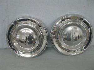 Vintage Oldsmobile Dog Dish Center Caps Hub Caps Wheel Covers