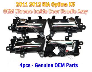 2011 2012 Kia Optima K5 Interior Door Inside Handle Assy 4pcs Genuine